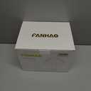 FANHAO Touch Bedside Table Lamp Cordless Lamp, Glass Pumpkin Lamp Portable Desk Lamp, 4000mAh Cordless Rechargeable, 3-Color Dimmable for Dorm Living Room, Aesthetic Home Decor