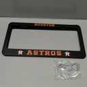 2Pcs Matte Black License Plate Frame for Cubs,2 Holes Aluminum Car Licenses Plate Covers Holders with Screw Caps
