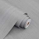 Haimin Wallpaper (24in X 393in) Wood Contact Paper Peel and Stick Self-Adhesive and Removable Wallpaper for Cabinet Wall Furniture Countertop Kitchen Room Wood Grain Wall Paper (Grey (04))