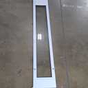 Ideal Pet Products Aluminum Pet Patio Door, Adjustable Height 77-5/8" to 80-3/8", 7" x 11-1/4" Flap Size, White