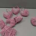 Threehoney 12 Pcs Baby Shower Mini Carriage Decoration Pink Metal Wired Fillable Candy Stroller Baby Shower Table Centerpiece for Guest Gender Reveal Wedding Party Favor Gift