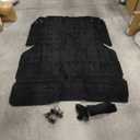 SUV Air Mattress Double-Sided Flocking Car Mattresses for Car Bed, Travel Camping Sleeping Bed with Air Pump 2 Pillows