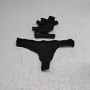ANZERMIX Women's Breathable Cotton Thong Panties Pack of 6 L