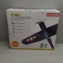 LEAMBE Brushless 4 Channel RC Plane F4U Corsair 500mm Remote Control Airplane Fighter RTF with 6-Axis Gyro, 3 Modes & Aerobatics for Beginners & Adults