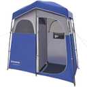 KingCamp Shower Tent, Portable Privacy Tent Outdoor Camping 1/2 Room Toilet Tents with Shower Bag & Dressing Room for Travel Beach Tailgate