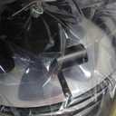 Fivesun Caged Ceiling Fan with Light with Remote, 17" Bladeless Industrial Ceiling Fan with Remote, Farmhouse Fan Lights Ceiling 6 Speed, Timing Fashionable,Matte Black