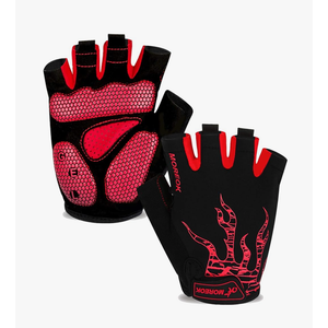 MOREOK Cycling Gloves Bike Gloves for Men/Women-[5MM Gel Pad] Half Finger Bicycle Biking Gloves for Cycling/Weight Lifting/Gym/Motorcycle/Rowing/Outdoor Sports, Size M