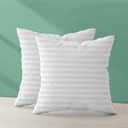 Trendy Home 24x24 Throw Pillow Insert (Set of 2, White) Bed and Couch Pillows Stuffer Hypoallergenic, Decorative Home Indoor Outdoor Sofa Pillow Filler (Machine Wash, 2 Pack)