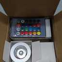 LED Color Changing Light Bulb 4pack,E26/E27 3W RGB Spotlight with IR Remote Control Mood Ambiance Lighting Colorful LED Light