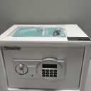 Voncabay Money Safe Box for Home with Digital Keypad, 0.8 Cu. Ft., White