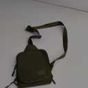 BUNSO Everyday Small Crossbody Bags for Women, Water-Resistant Sling Bag for Men with Waterbottle Holder, 7” x 2.5” x 9”