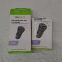 CellCandy Fast Charge Dual Port Car Charger 15 Watts 3 Amps 2 Pack