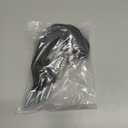 SMARTOLOGY 8 Pack Bike Hanger Storage Hook Rack, Rubber Coated Heavy Duty Large Screw in Ceiling Hooks for Garage Wall and Ceiling Bicycle Storage, Utility Tool Hanger (Black)