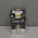 GROSMIMI Spill Proof no Spill Magic Sippy Cup with Straw with Handle for Baby and Toddlers, Customizable, PPSU, BPA Free 10 oz (Butter)