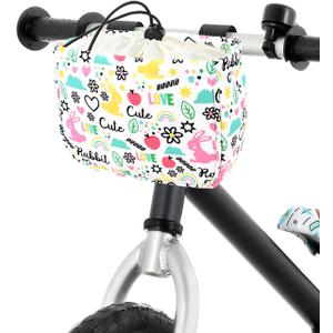 ANZOME Bike Basket for Girls, Children's Front Bike Decoration Accessory for Girls & Boys Gift Fits Most Children's Bikes Like Tricycle, Balance Bike, Scooter ANZOME Bike Basket for Girls, Children's Front Bike Decoration Accessory for Girls & Boys Gift Fits Most Children's Bikes Like Tricycle, Balance Bike, Scooter