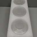 3 Pcs Clear Bubble Seeded Glass Shade Replacements for Pendant Light Fixtures Glass Lamp Shade Cover, 1-5/8 Inch Fitter E26 Base, 4"w x 6"h, Replacement Lamp Globe for Chandelier Wall Sconce