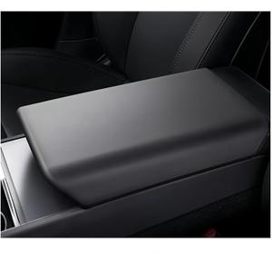 frani Center Console Armrest Cover Designed for Tesla Model 3 Highland 2024-2026 and Model Y Juniper 2026 Refresh,Non-Slip Designed with EZ Snap On Install-Black