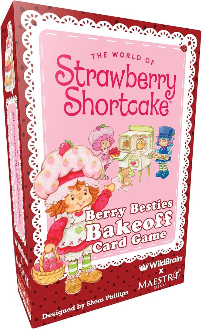 Maestro Media Strawberry Shortcake: Berry Besties Card Game - Bidding & Set Collection Strategy Game, Family Fun for Kids & Adults, Ages 8+, 2-6 Players, 20 Minute Playtime