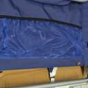 Tommy Bahama 5-Position Classic Lay Flat Folding Backpack Beach Chair, Polyester, Navy