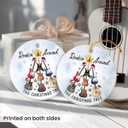 8 x Guitar Ornament for Christmas Tree 2025 - Unique Rock Guitar Player Gifts for Music Decorations, Ceramic Guitars Ornaments for Christmas Tree Decorations, Xmas Music Lovers Gifts for Men Women Bestie