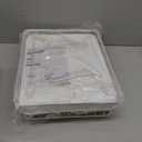 Kitsure Dish Drying Rack - Compact Dish Rack with Utensil Holder & Adjustable Water Outlet, Rust-Proof & Scratch-Resistant Drying Rack for Kitchen, 14.5" x 12.0" x 4.0", White