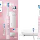 Philips Sonicare ExpertClean 7500 Pink, Rechargeable Electric Power Toothbrush, HX9690/07 (1 Count (Pack of 1))