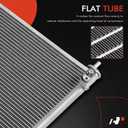 A-Premium Air Conditioning A/C Condenser Compatible with 2005-2010 Honda Odyssey V6 3.5L, Replace# 80110SHJA01