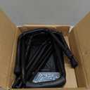 Leekpai Step Stool with Handle for Adults，Seniors Heavy Duty Holds 350 lbs.Stepping Stool for Elderly Adults, Attractive Black for Kitchen