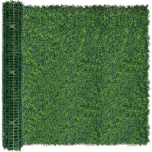 Artificial Ivy Privacy Fence Screen:48"x 120" (40 SQFT) 4-Layer Leaf UV-Anti Faux Greenery Boxwood Backdrop Ivy Vine Leaf Fence Panels for Outdoor, Indoor, Garden, Backyard and Decor