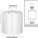 1 Pack Clear Glass Shade Cylinder, Glass Lamp Shade Replacement Shade for Pendant light, Floor lamp, Desk lamp, Wall Sconces and Bathroom Light Fixtures
