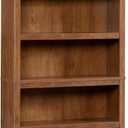 Sauder 5-Shelf Split Bookcase/ Book shelf, Oiled Oak finish