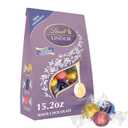 Lindt LINDOR White Chocolate Assorted Chocolate Candy Truffles with Smooth, Melting Truffle Center, 15.2 oz. Bag