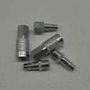 1/2 Air Hose Fittings Set, High Flow 2PCS I/M Industrial Type Coupler with 1/2 FNPT, 3PCS Plugs with 1/2 NPT, 5PCS Steel Air Compressor Accessories Quick Connect Fittings 300PSI