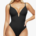 Popilush Shapewear Bodysuits for Women - Tummy Control Body Suits for Womens Deep V Corset Tops Thong Concert Outfits, Size XL