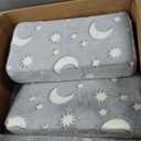 IFNOW Modular Kids Play Couch, Convertible & Washable Toddler Foam Couch Kids Sofa, Bedroom & Playroom Furniture for Children 1-5 Years, Imagination Play, Endless Builds, Glow in The Dark, Star