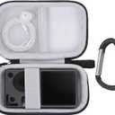 Carrying Case for HiFi Walker H2/ SnowSky/FiiO Echo MINI/Surfans F20/ MECHEN M30 HiFi MP3 Music Player(Case Only) (Black)