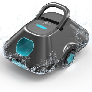 2026 Upgrade Cordless Robotic Pool Cleaner,Automatic Pool Cleaner with 210-Min Runtime,Pool Vacuum for Above Ground and Inground Pools,Coverage up to 2200 Sq.Ft,Auto-Parking,Green