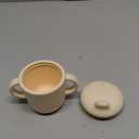 6 Months+ Sippy Cups with Handles,Small Silicone Sippy Cups Leak Proof 5oz,No Spill Sippy cups for Toddlers (Milk)