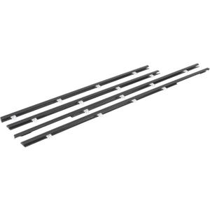4PCS Weatherstrip Window Molding Trim Seal Belt Fit for 2009-2014 Honda Odyssey, Repalce 72450-SLE-003 72410-SLE-003