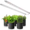 Spider Farmer Glow80 LED Grow Lights, 3.6ft Sunlike Full Spectrum Waterproof Plant Growing Lamp Linkable for Indoor Plant Shelves Seedling Veg Flower Hydroponic Greenhouse