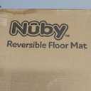 Nuby Reversible Baby Floor Mat, Color: Gray Moon and Arrows