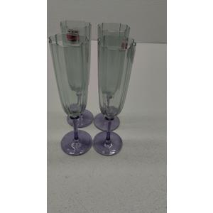 Bklyn Steel Co 2 Tone Champagne Flute Pack of 4