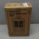 BEYOND HEAT Milkhouse Space Heater, 1300W/1500W Electric Heater with Thermostat, 3 Heat Settings, Safe and Quiet for Home Garage Workshop Warehouse, Black