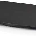 Prosumer's Choice Wooden TV Swivel Stand for LED/LCD TV, Monitors, Stereos, 21 inch Base Surface - Steel Ball Bearings - 360 Rotation - Black