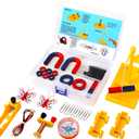 Kids Magnet Kit Physics Science Electromagnet Experiment Set Educational and Birthday Gift for School Students