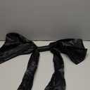 Christmas Big Bow Decorations 27 x 42 Inch Large Christmas Tree Topper Decorations Giant Xmas Tree Toppers Bows Decor Birthday Coquette Party Wedding Backdrop Satin Bachelorette Ornaments(Black)