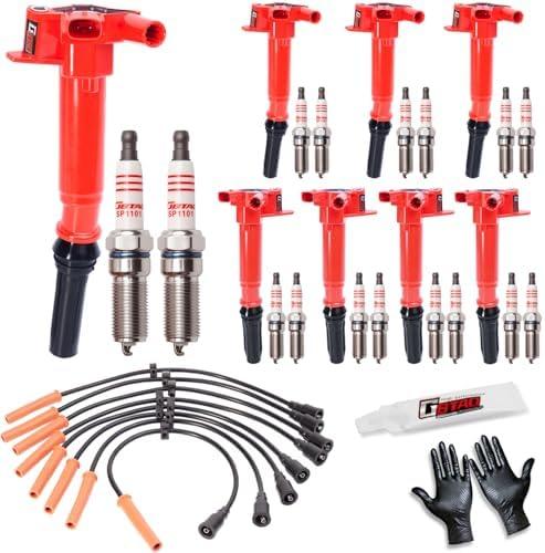 Amazon.com: GBTAD Set of 8 Ignition Coil Pack and Spark Plug Wires for 6.2L V8 2010-2017 Ford F250 F150 F350 E350 Super Duty Lobo Replaces UF631 UF639 Left Driver & Right Passenger : Automotive