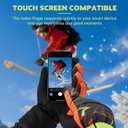 Ski Gloves for Men Women Kids - Waterproof Thermal Winter Snow Gloves, Touchscreen Compatible for Skiing, Snowboarding, Cold Weather, Parent-Child Outdoor Activities (XL(Fits Mens L and XL), Black Orange)