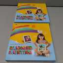 2 x Miairivy Diamond Painting Kits for Kids, DIY 5D Cute Cartoon Diamond Art with Frame, Extremely Creative Crafts, Gifts, Birthday Gifts and Room Decor for Girls and Boys Ages 4-12 (Butterfly-1)