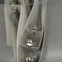 Henoyso 6 Pcs 2 Inch Mini 3 Ring Binders with Clear Front View Cover, Round Ring White A5 Binders Bulk Pack for School Office, Holds up to 490 Sheets, 5.5 x 8.5 Paper Half Letter Pages Organizer